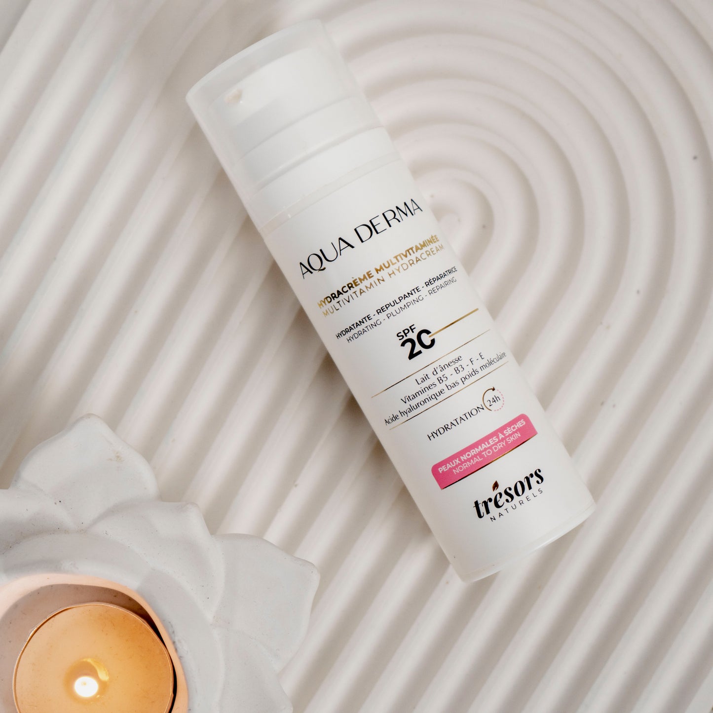 Hydracrème multivitaminée SPF20 AQUADERMA Peaux normales à sèches