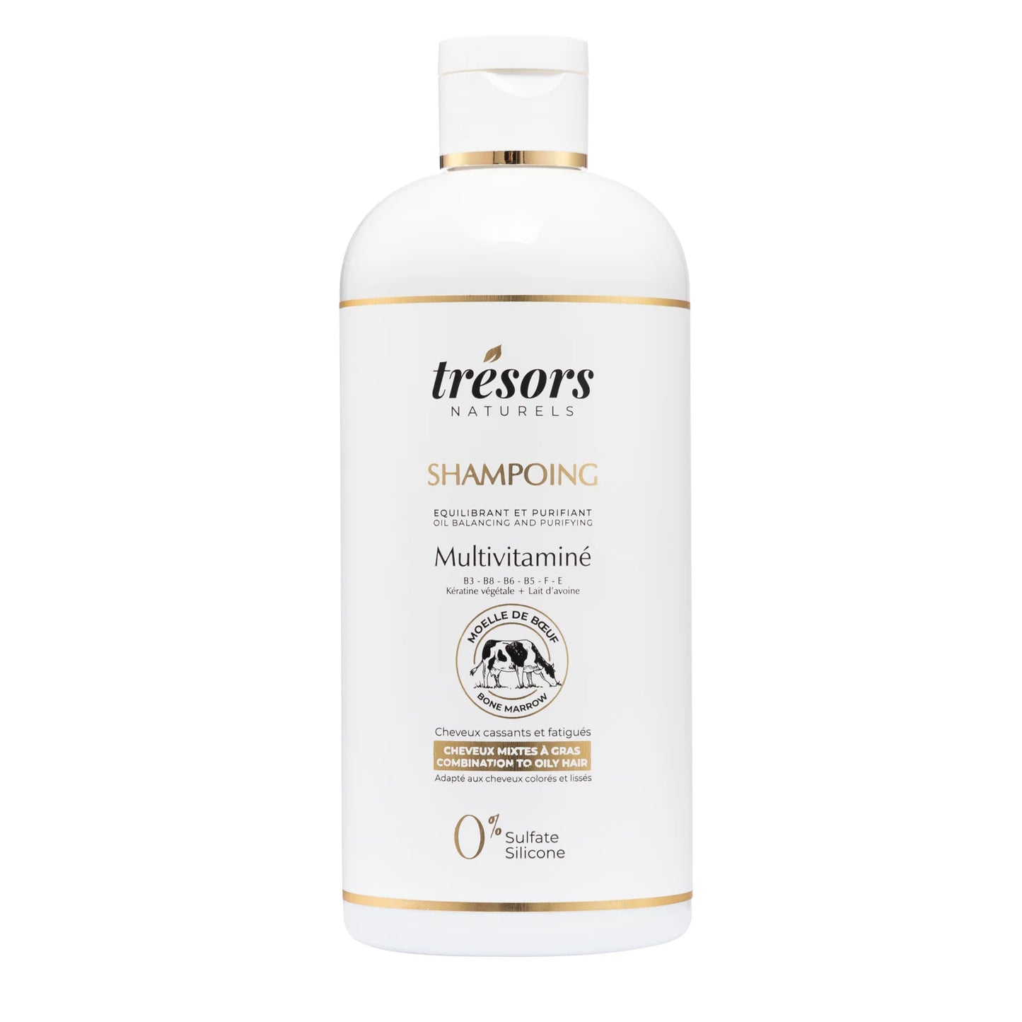 Shampoing multivitaminé moelle de bœuf