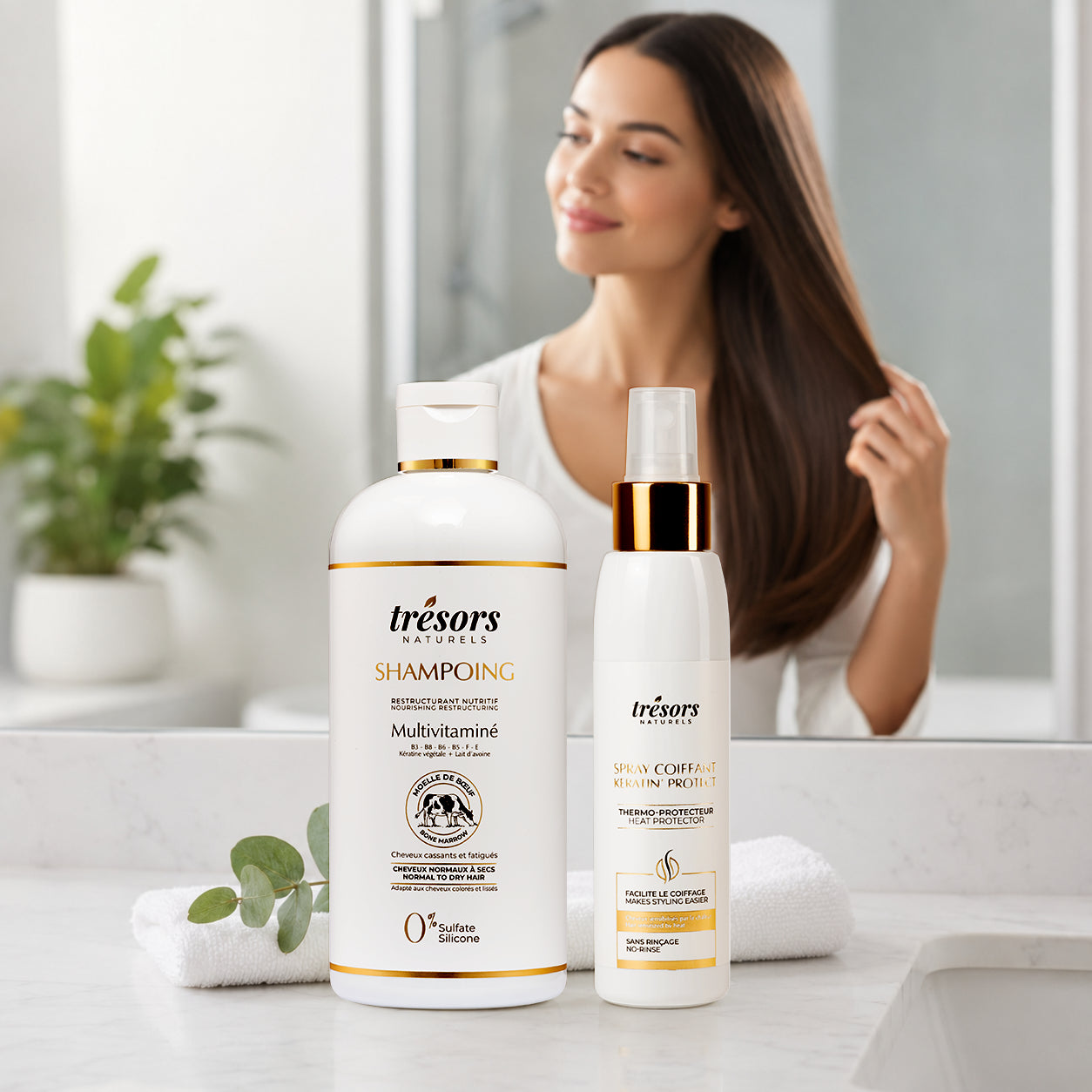 DUO KERATIN PROTECT – RÉPARATION & PROTECTION THERMIQUE