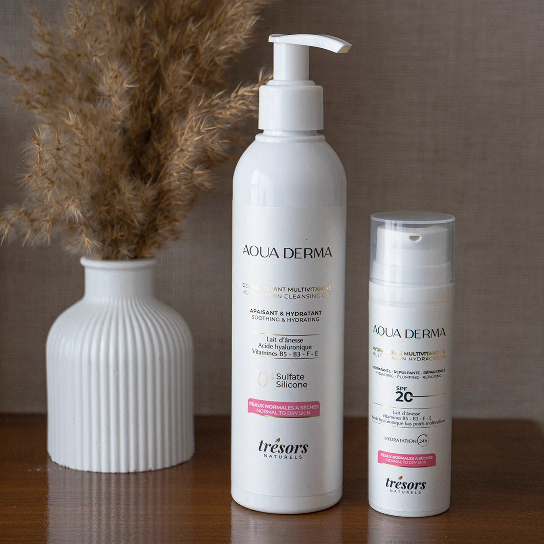 Trio AQUA DERMA  Hydratation complète pour peau sèche