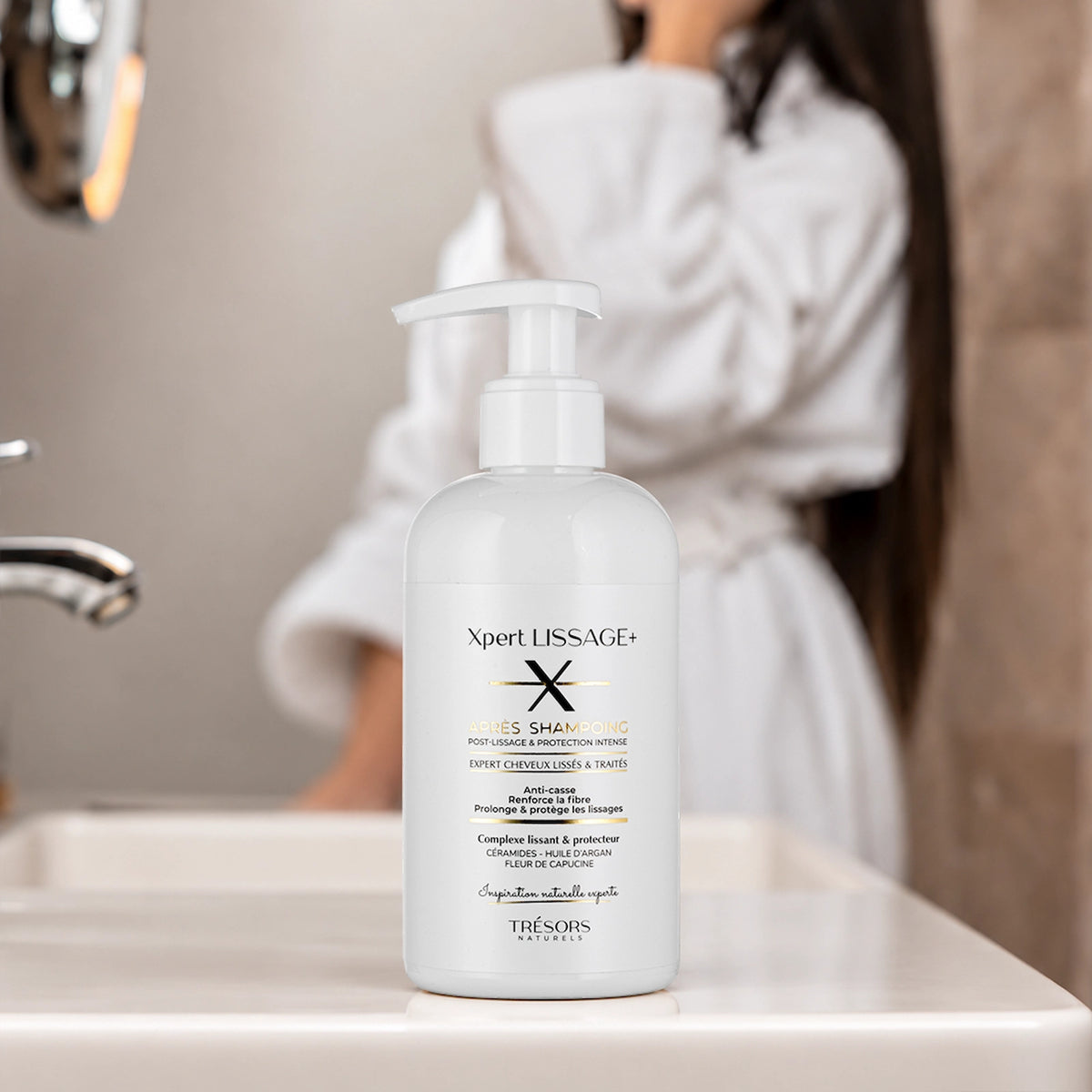L’Après-Shampoing XPERT LISSAGE+ 250ml trésors naturels affiche