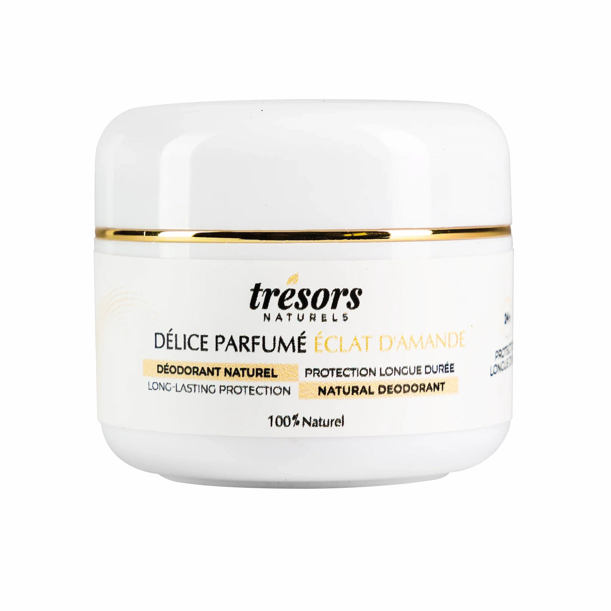  Déodorant Naturel Éclat d’Amande est un déodorant crème à la formule 50ml trésors naturels face