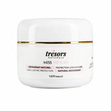 Déodorant Naturel Miss Trésors est un déodorant crème à la formule 50ml trésors naturels face