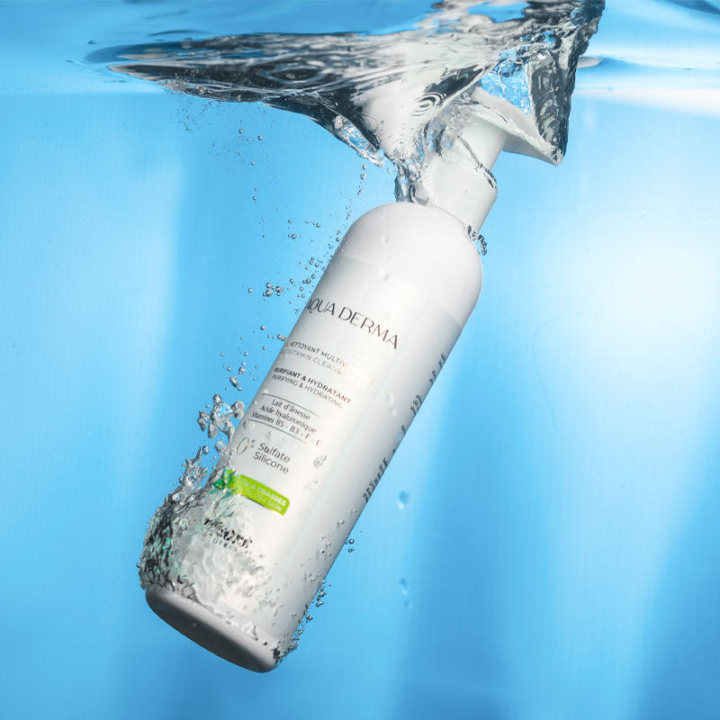 Gel nettoyant multivitaminé AQUADERMA peaux grasse