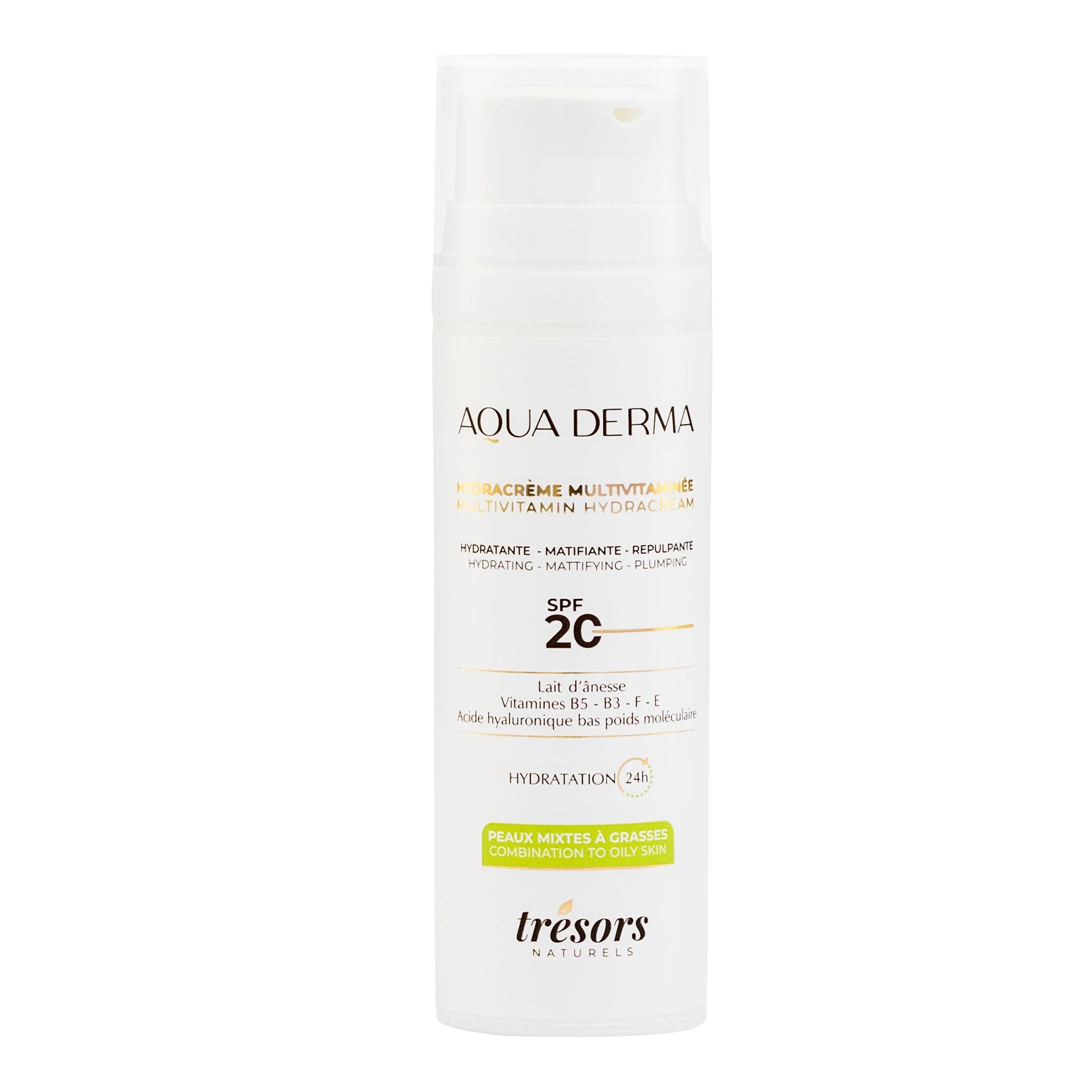Hydracrème multivitaminée SPF20 AQUADERMA Peaux mixtes à grasses