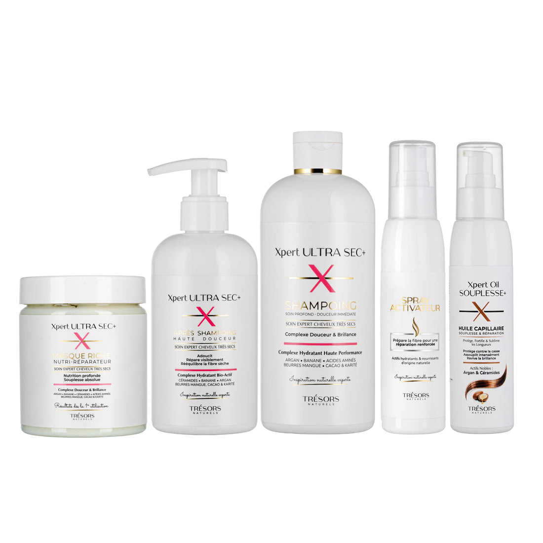 Pack routine capillaire XPERT cheveux ultra secs Trésors Naturels