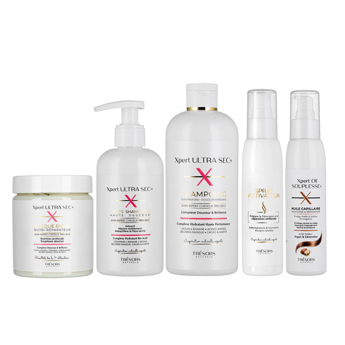 Pack routine capillaire XPERT cheveux ultra secs Trésors Naturels