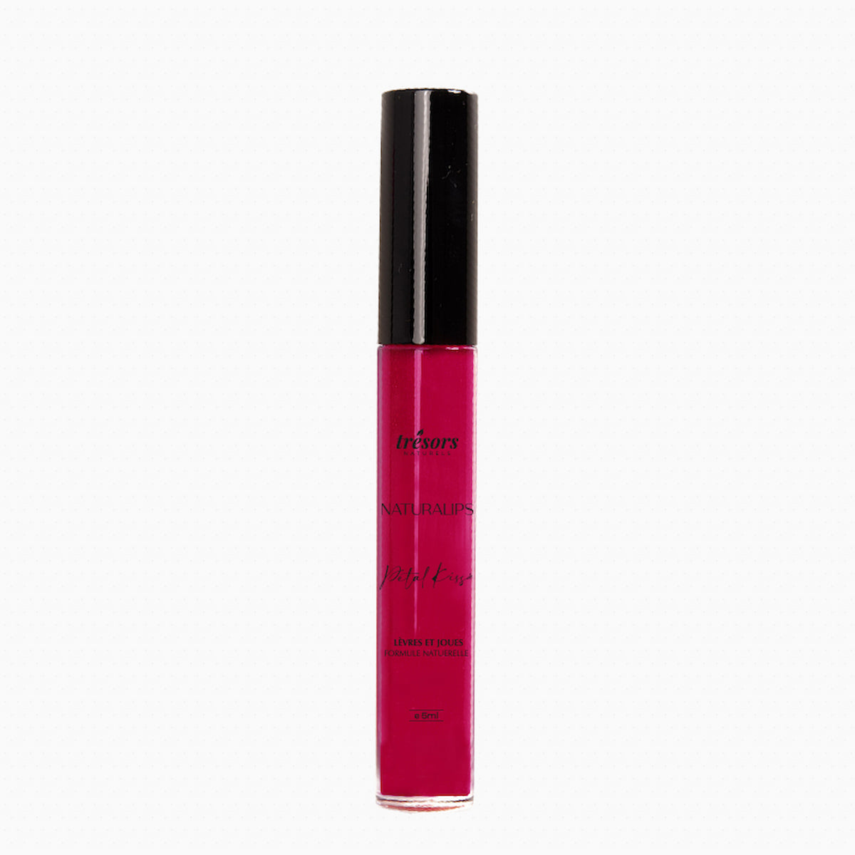 gloss petal kiss rose nourrissant NATURALLIPS 5ml trésors naturels face 