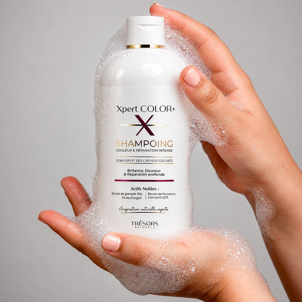 Shampoing XPERT COLOR+ 400ml trésors naturels shooting