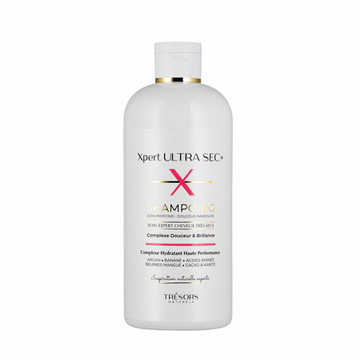 Shampoing XPERT ULTRA SEC+ 400ml trésors naturels face