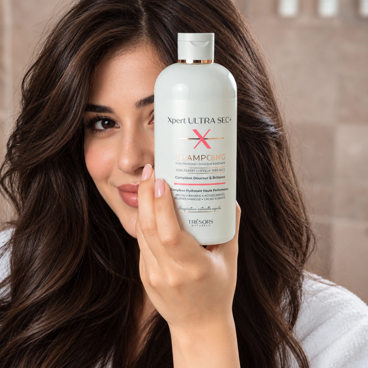 Shampoing XPERT ULTRA SEC+ 400ml trésors naturels shooting