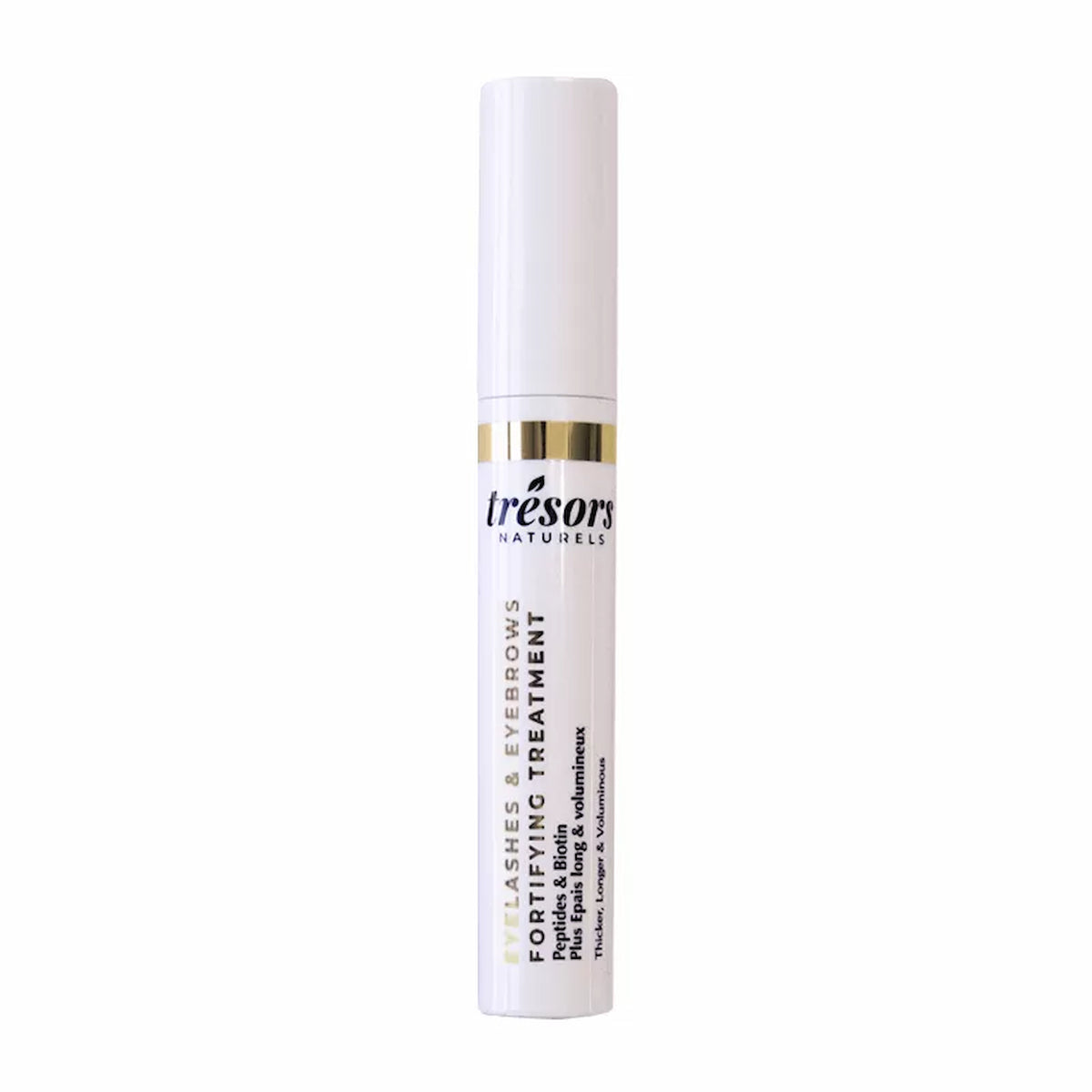 soin fortifiant cils et sourcils aux peptids et biotine trésors naturels 6ml face
