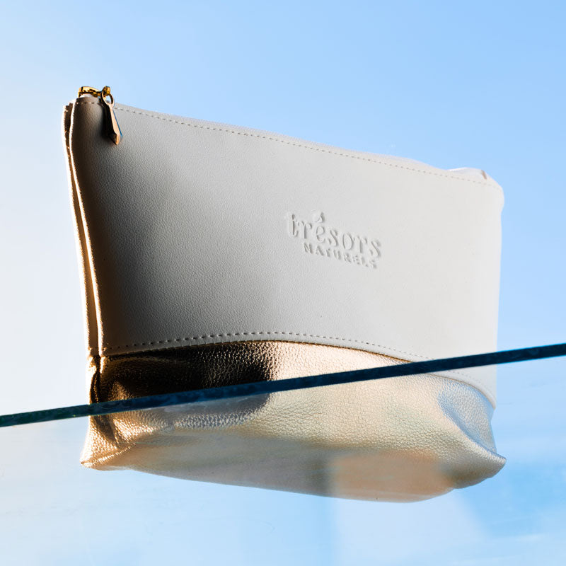 Trousse de Beauté Trésors Naturels Blanc et Doré