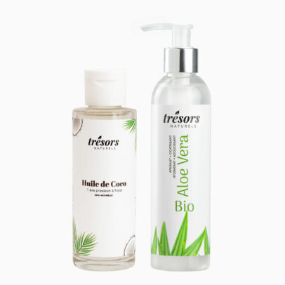 Soin naturel Gel Aloé Vera et Huile de Coco Naturels