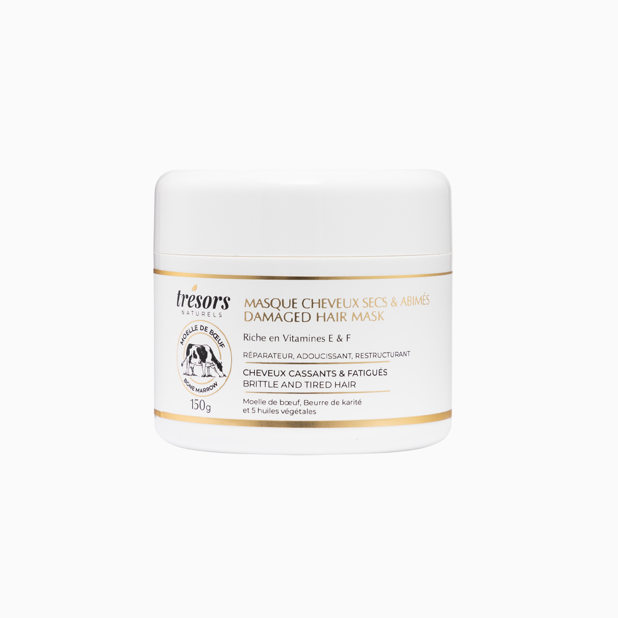 Masque cheveux secs et abîmés moelle de bœuf – Image 3